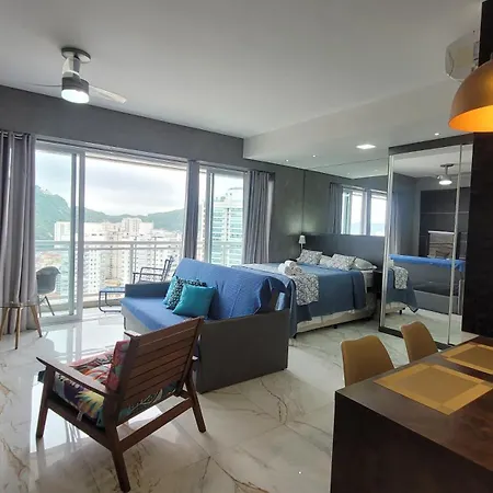 Book Santos - Unlimited 2611 - Studio Conceito Com Vista Mar Exterior photo