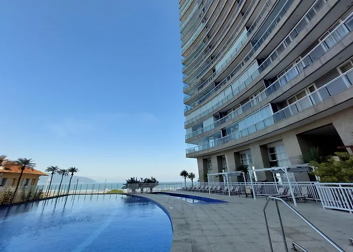Book Santos - Unlimited 2611 - Studio Conceito Com Vista Mar